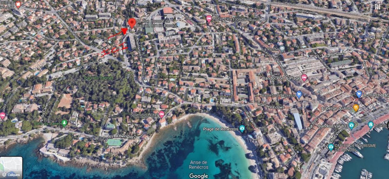 T2 30 M2 Avec Jardin Proche Des Plages Bandol Bagian luar foto